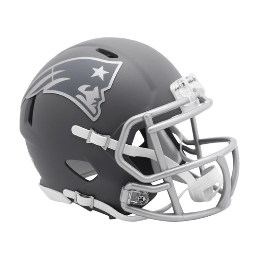 New England Patriots SLATE Mini Football Helmet