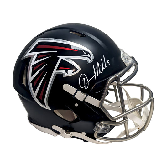 Desmond Ridder Autographed Falcons Speed Authentic Full Size Helmet- BAS