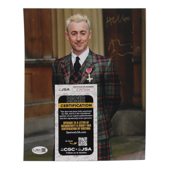 Alan Cumming Signed 8x10 Photo Inscribed "Hello!" - JSA