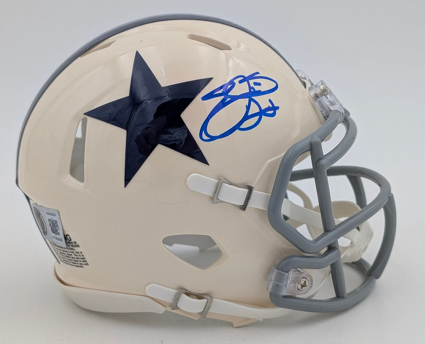 Emmitt Smith Signed Dallas Cowboys Retro Series Mini Helmet - Beckett