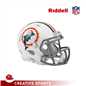 Miami Dolphins T/B(1972) Speed Mini Football Helmet