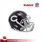 Chicago Bears T/B(62-73) Speed Mini Football Helmet