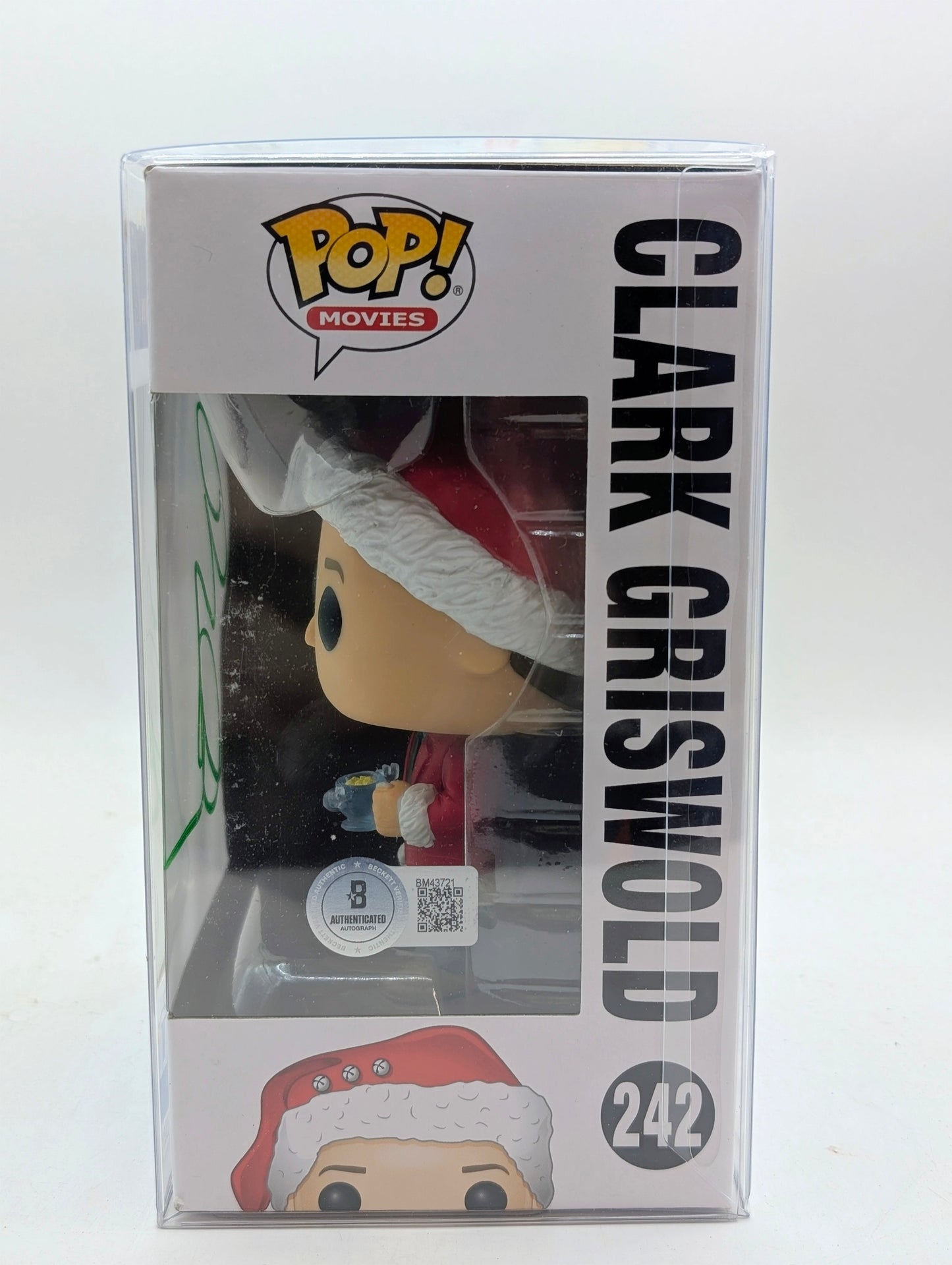 Chevy Chase Signed "Christmas Vacation" #242 Clark Griswold Funko Pop - Beckett