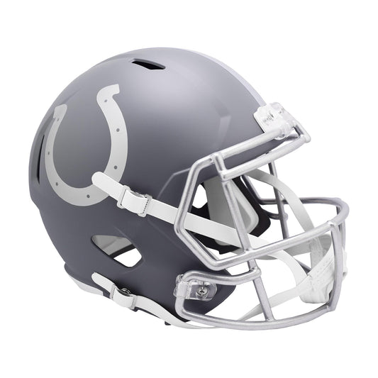 Indianapolis Colts SLATE Full Size Replica Football Helmet