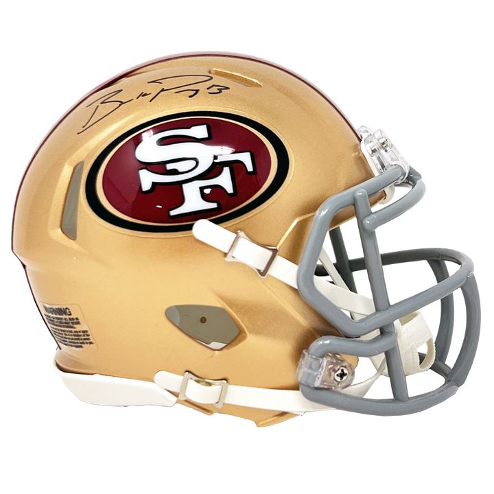 Brock Purdy Autographed 49ers Speed Mini Helmet - Fanatics Auth