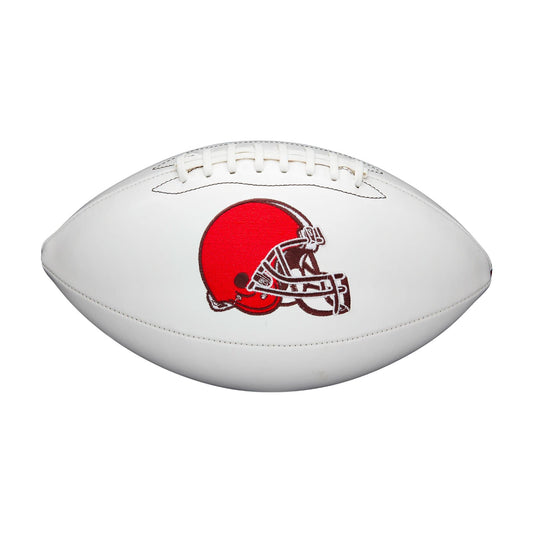 Cleveland Browns Wilson Embroidered Logo Autograph Edition Football