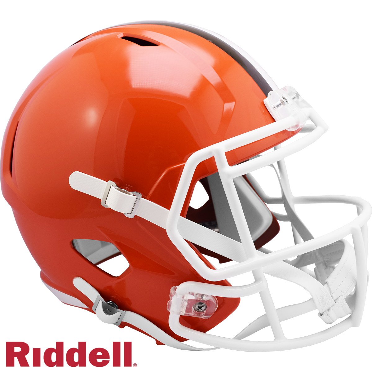 Cleveland Browns T/B (75-05) Speed F/S Replica Football Helmet (Throwback w/ White Face Mask)