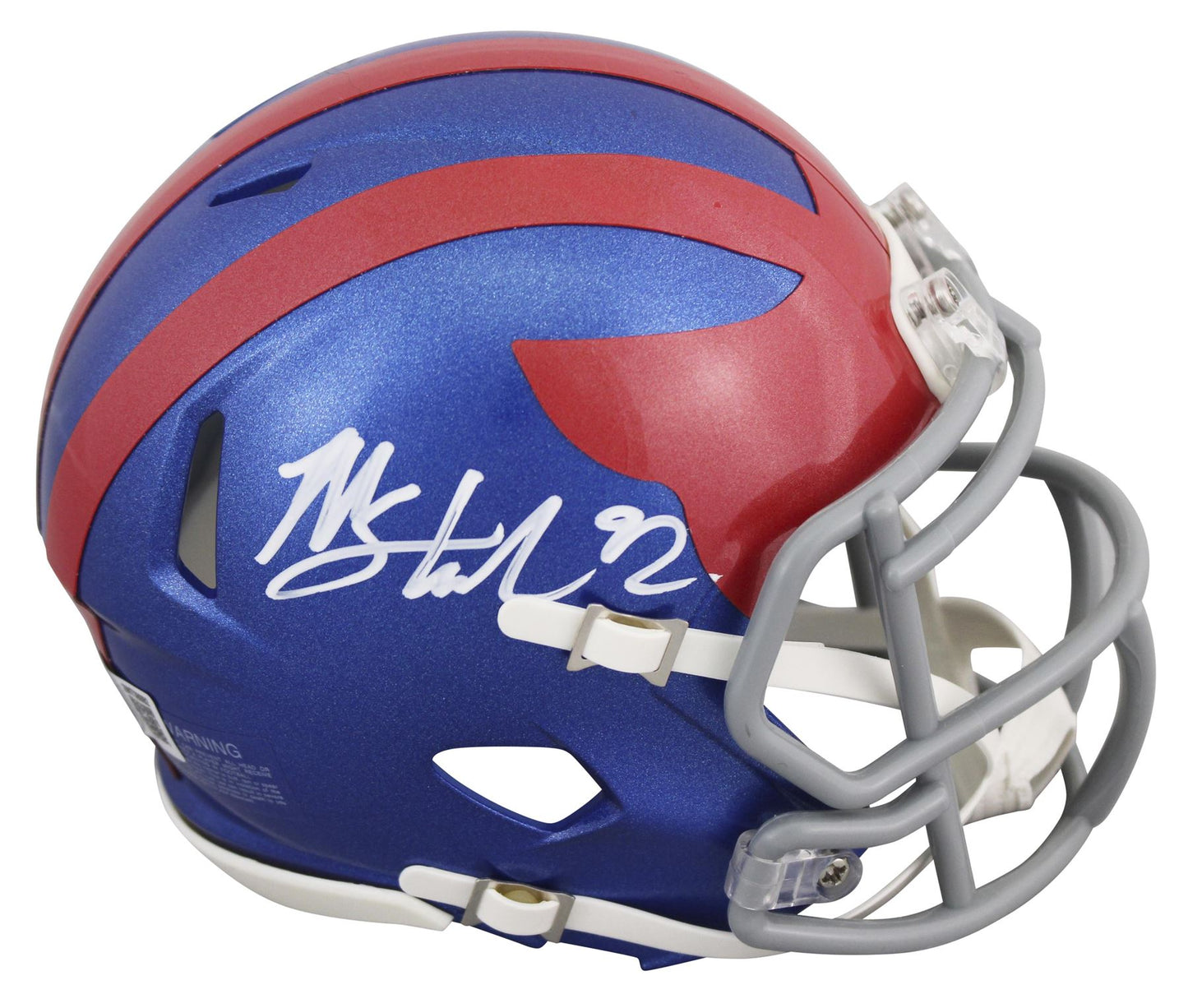 Michael Strahan Autographed New York Giants On-Field Alternative Speed Mini Helmet