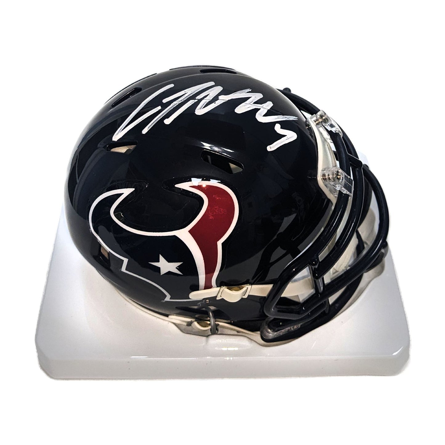 CJ Stroud Autographed Texans Speed Mini Helmet - FAN