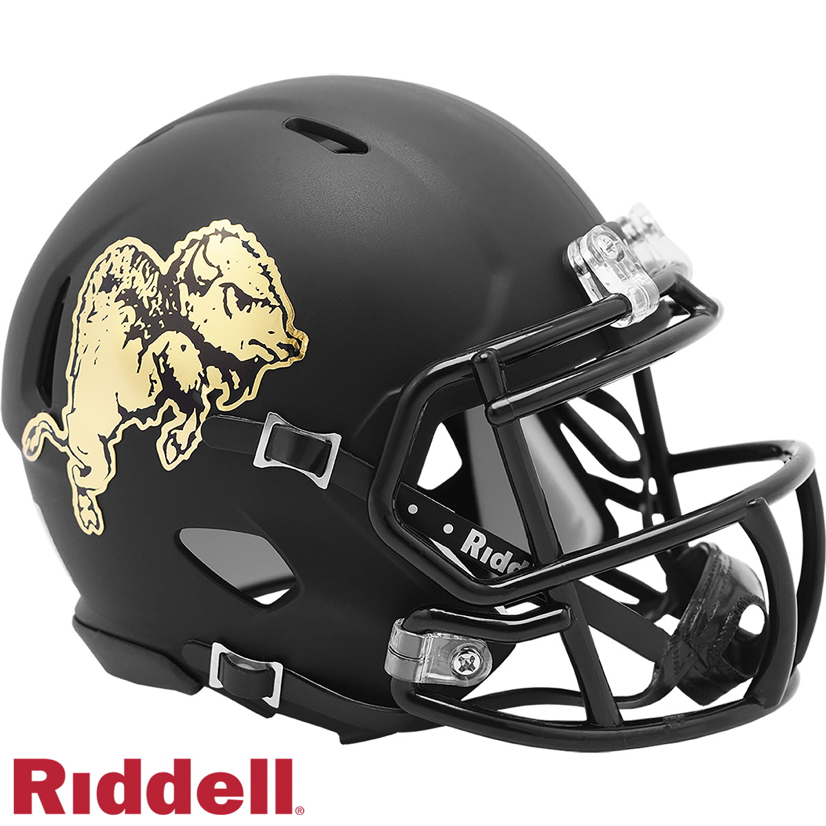 Colorado Buffaloes Matte Black Speed Mini Football Helmet