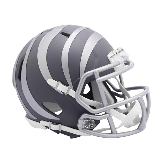 Cincinnati Bengals SLATE Mini Football Helmet