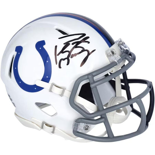 Peyton Manning Hand Signed Indianapolis Colts Speed Mini Helmet - FAN