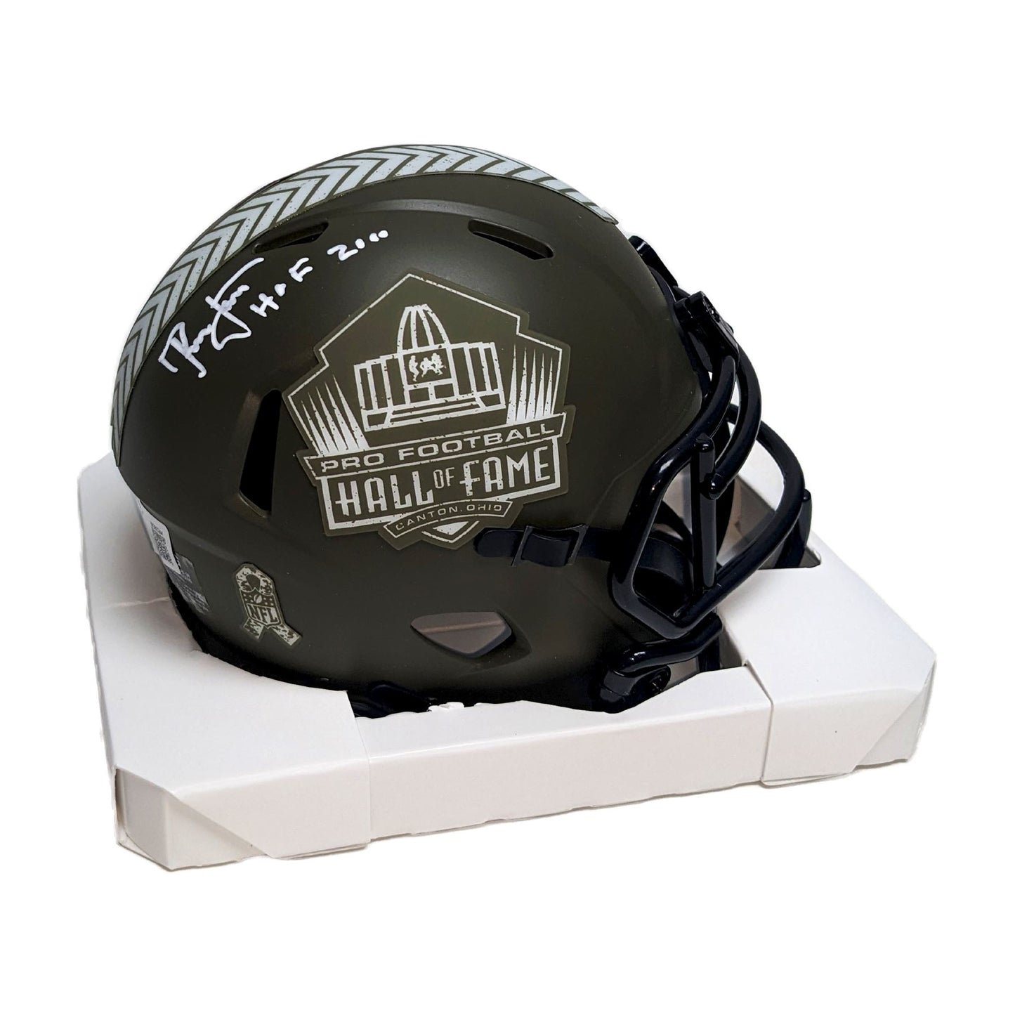 Ronnie Lott Autographed 49ers Salute with HOF Inscription - BAS