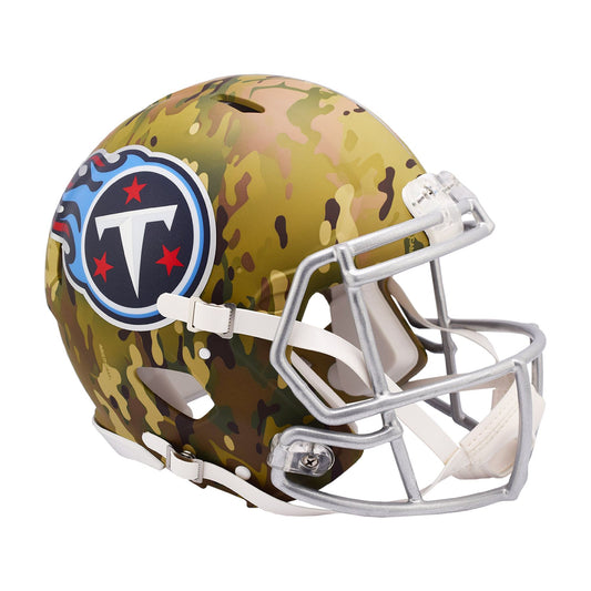 Tennessee Titans Riddell Camo Full Size Authentic Proline Football Helmet