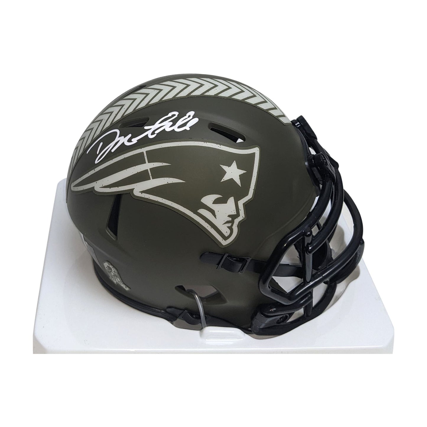 Danny Amendola Autographed Patriots Salute Mini Helmet - BAS
