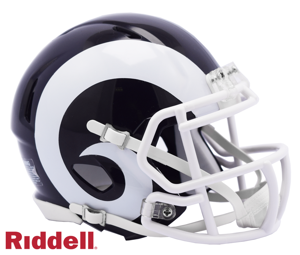 Los Angeles Rams T/B(17-19) Speed Mini Football Helmet