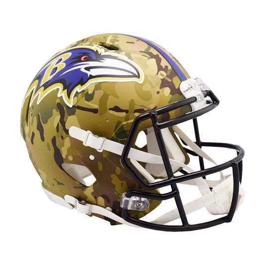 Baltimore Ravens CAMO Full Size Authentic Football Helmet