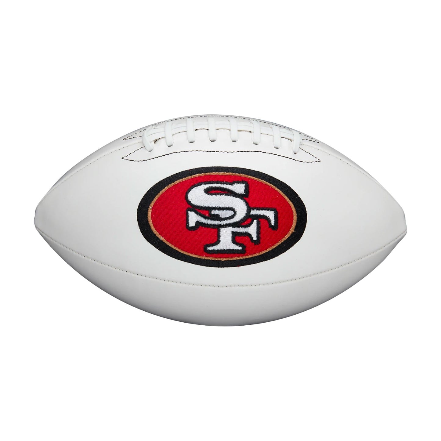 San Francisco 49ers Wilson Embroidered Logo Autograph Edition Football