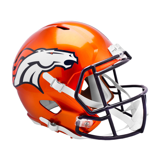 Denver Broncos FLASH Full Size Replica Football Helmet