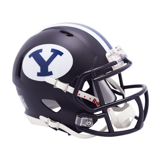 BYU Cougars Riddell Navy Speed Mini Football Helmet