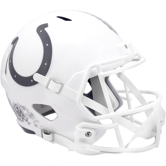 Indianapolis Colts 2024 Salute to Service Riddell Speed Replica Football Helmet