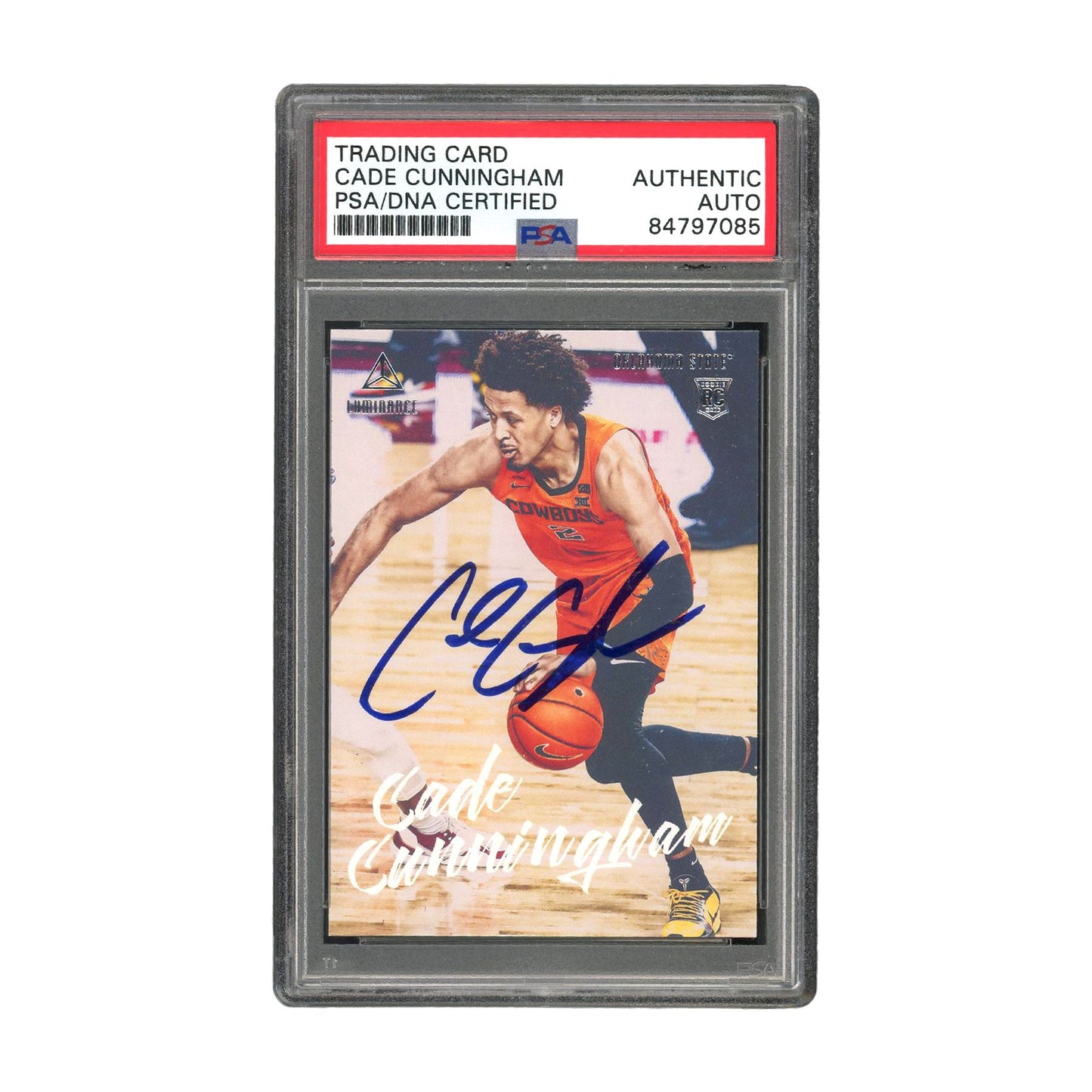 Cade Cunningham Signed Authentic Luminance RC PSA