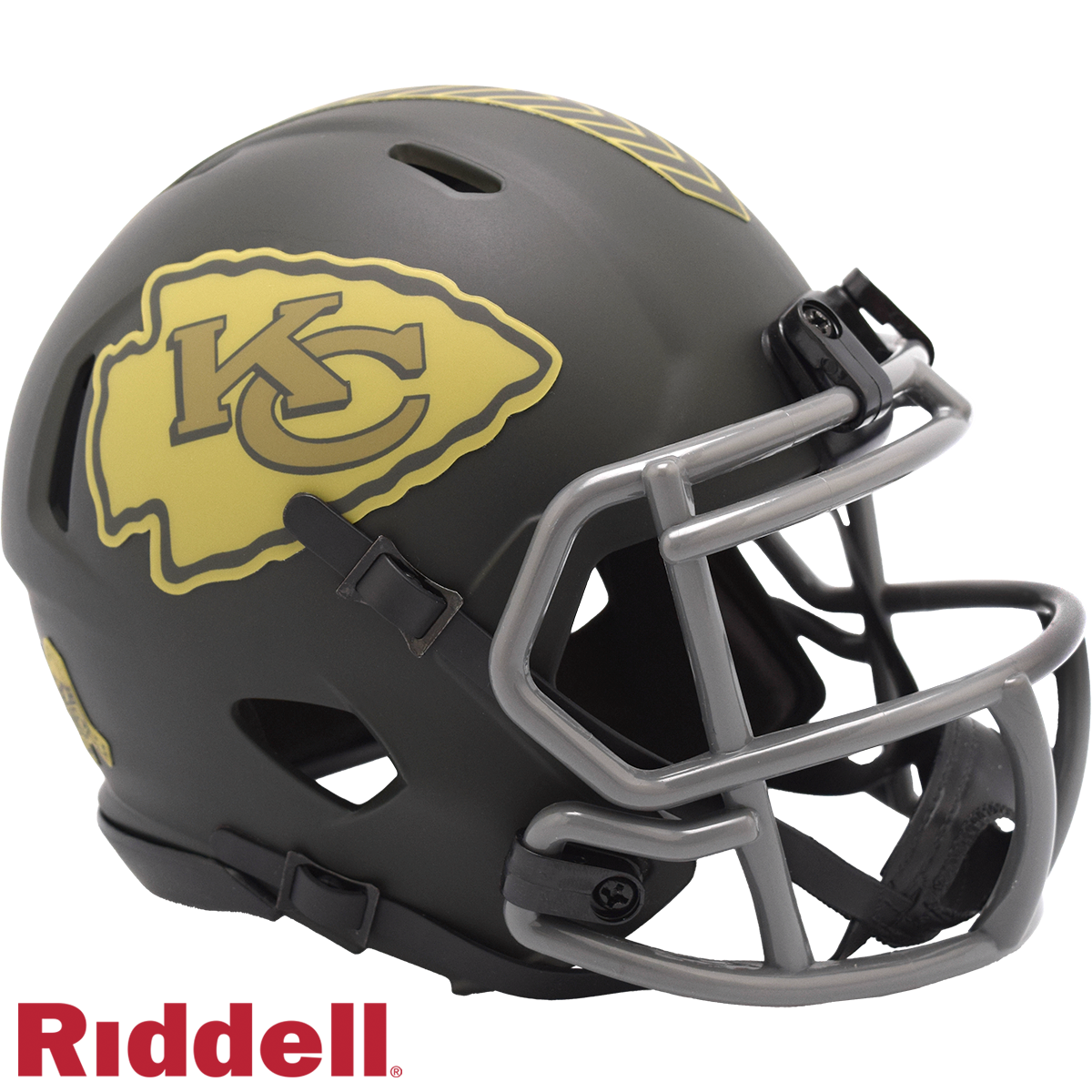 Kansas City Chiefs NFL Riddell Salute To Service 2025 Mini Helmet