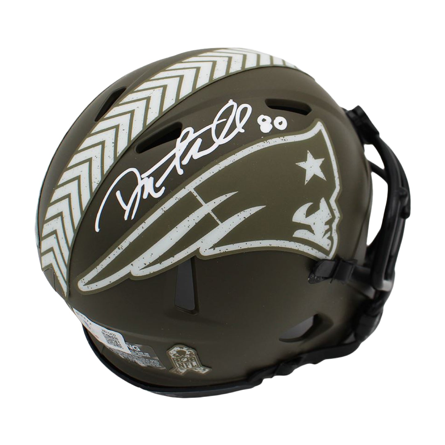 Danny Amendola Autographed Salute To Service Mini Helmet - BWA