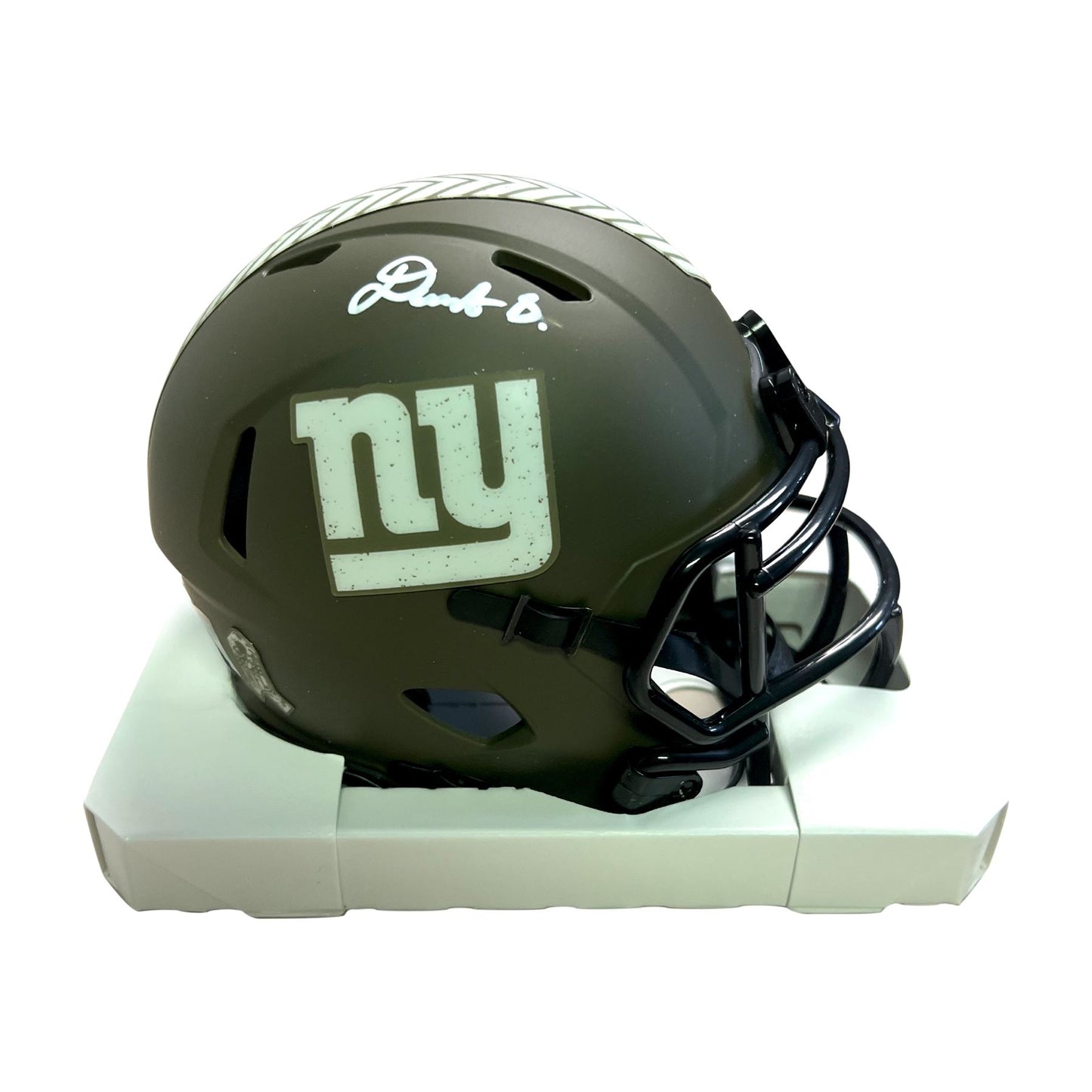 Denote Banks Signed Authentic Salute To Service NY Giants NFL