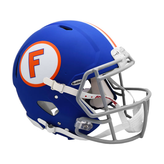 Florida Gators Riddell Speed Full Size Authentic Flat Blue Throwback Football Helmet