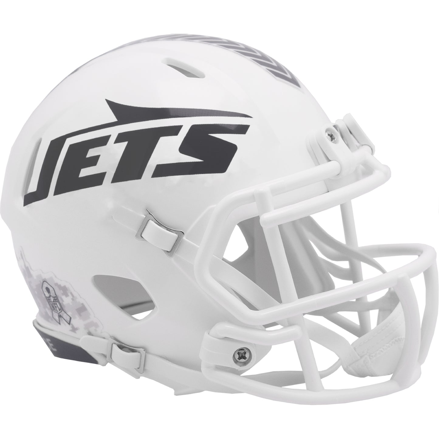New York Jets 2024 Salute to Service Riddell Speed Mini Football Helmet