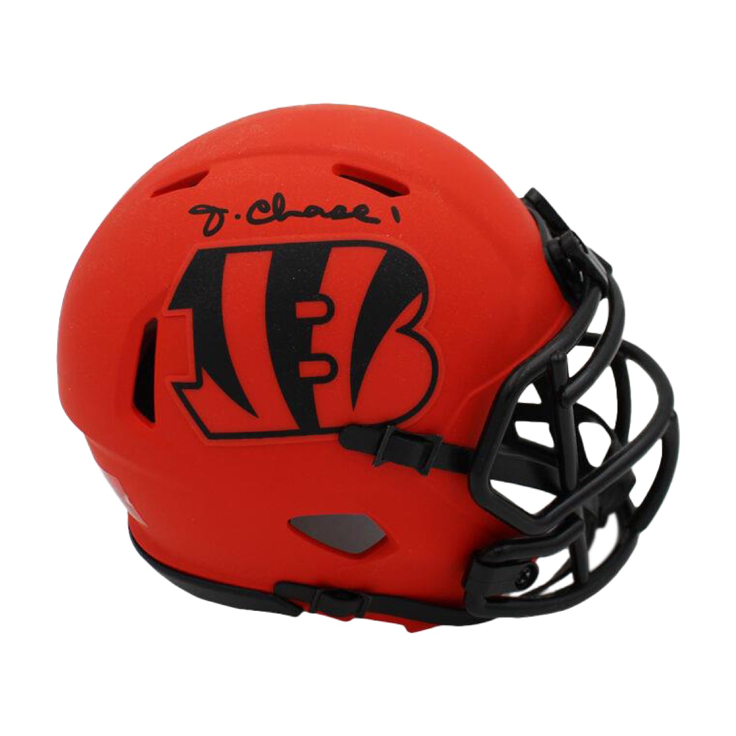 Ja'Marr Chase Autographed Bengals Rave Mini Helmet - BAS