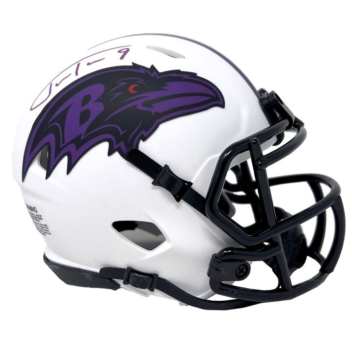 Justin Tucker Signed Authentic Baltimore Ravens Lunar NFL