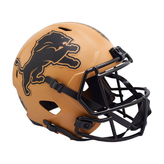 Detroit Lions 2023 Salute to Service Riddell Speed Replica Football Helmet