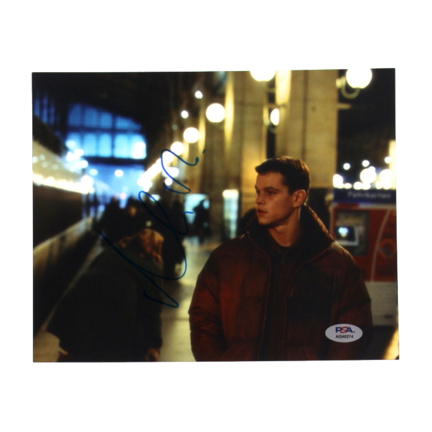 Matt Damon Signed "The Bourne Identity" 8x10 Photo - PSA