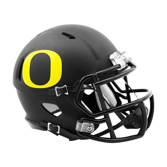 Oregon Ducks Riddell Speed Mini Matte Black Football Helmet