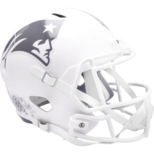New England Patriots 2024 Salute to Service Riddell Speed Replica Football Helmet