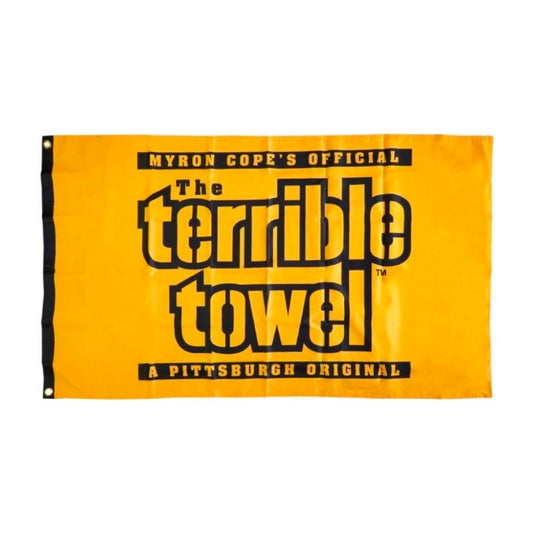 Pittsburgh Steelers Terrible Towel 3 ft x 5 ft FLAG - Double Sided