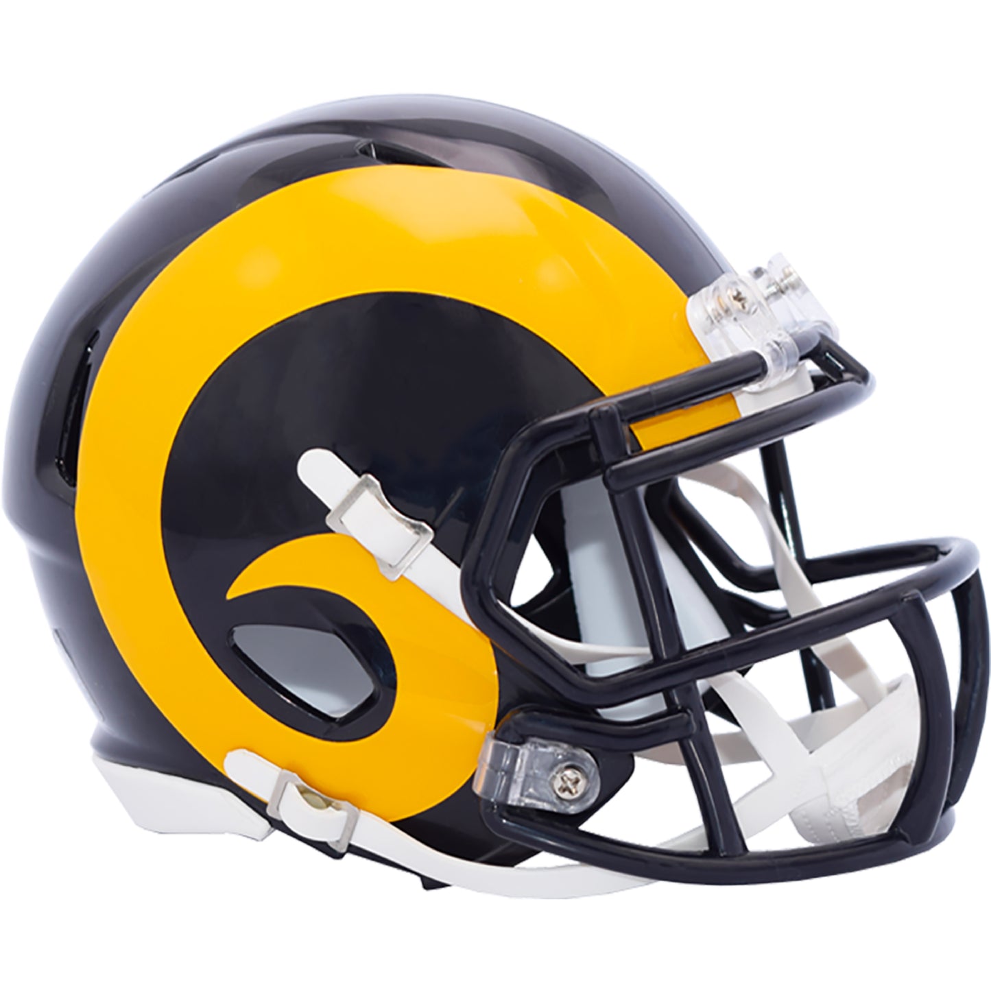 Los Angeles Rams 1981-1999 Throwback Riddell Speed Mini Football Helmet