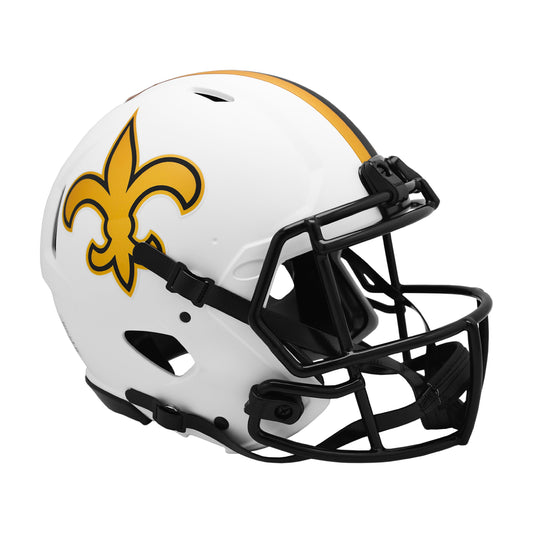 New Orleans Saints LUNAR Full Size Authentic Football Helmet