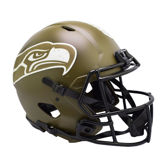 Seattle Seahawks 2022 Salute to Service Riddell Speed Authentic Football Helmet