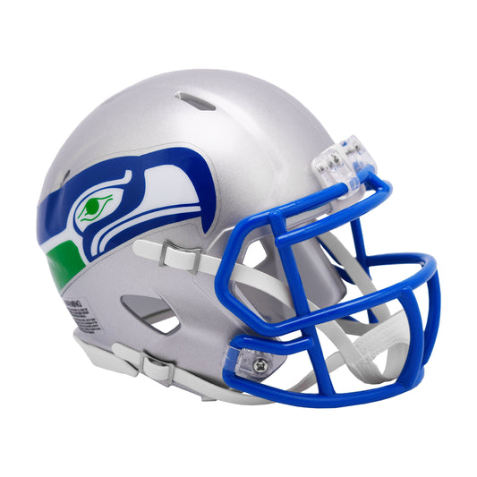 Seattle Seahawks 1983-2001 Throwback Riddell Speed Mini Football Helmet