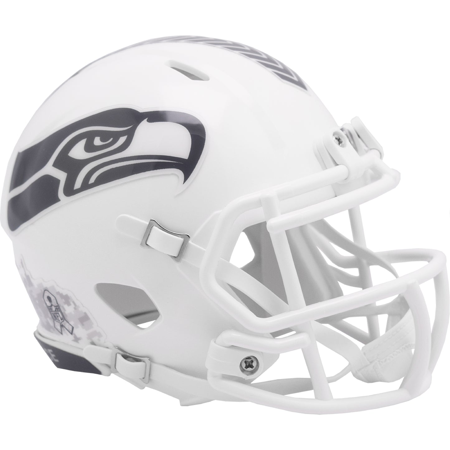 Seattle Seahawks 2024 Salute to Service Riddell Speed Mini Football Helmet
