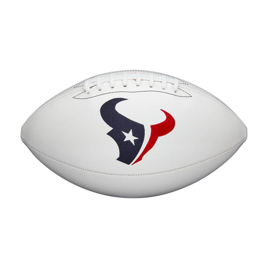 Houston Texans Wilson Embroidered Logo Autograph Edition Football