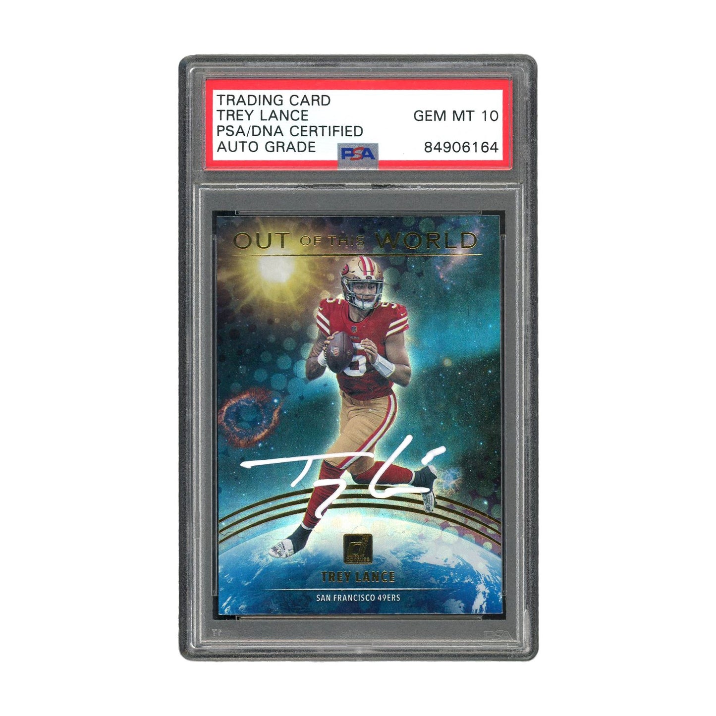 Trey Lance Signed Authentic PSA/DNA Panini San Francisco 49ers NFL