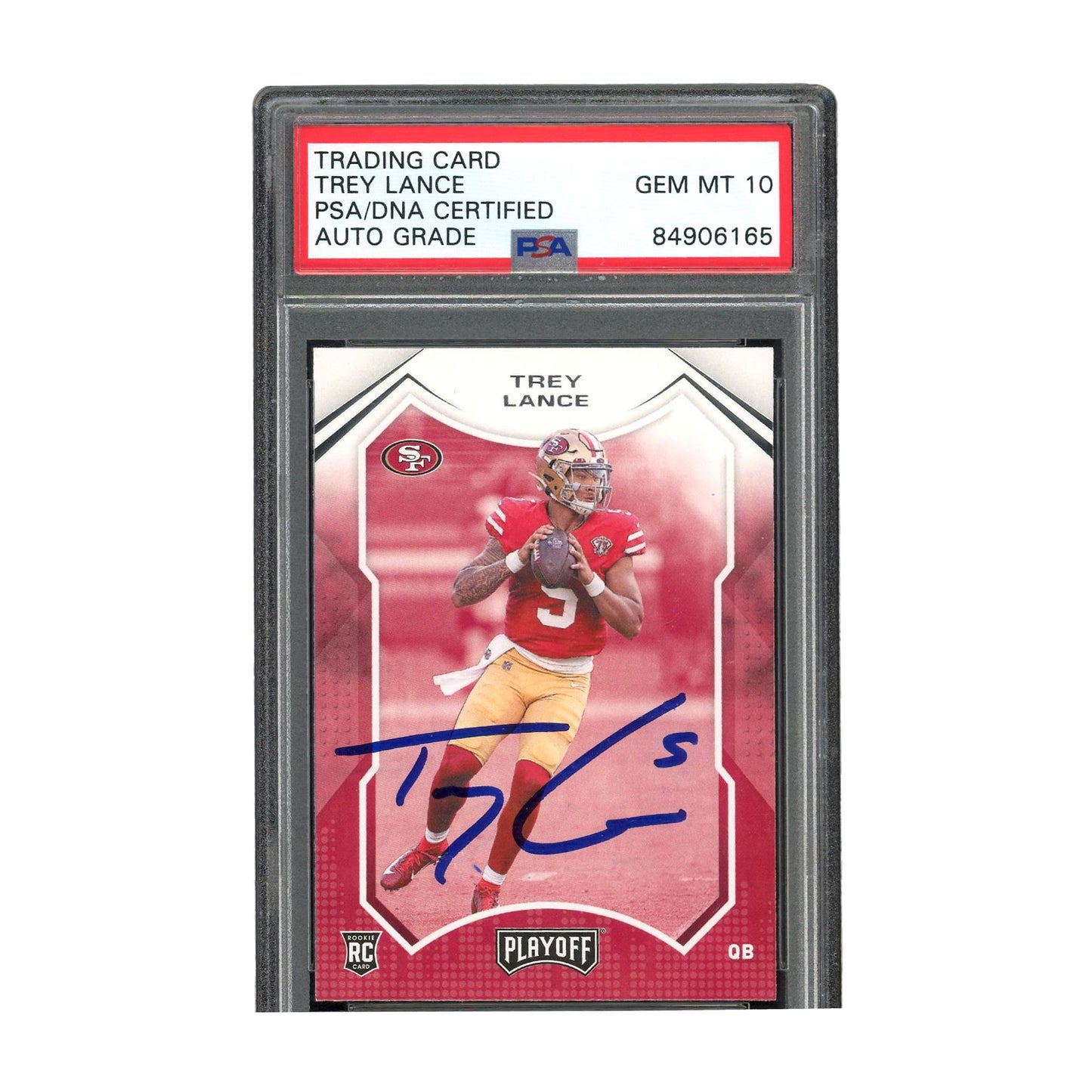 Trey Lance Signed PSA/DNA Authentic Panini San Francisco 49ers NFL