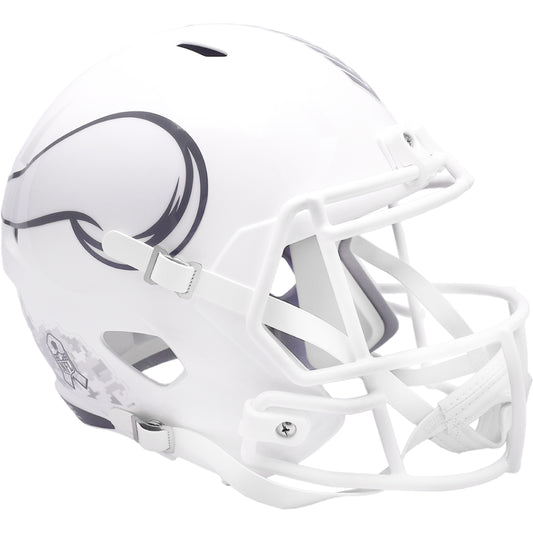 Minnesota Vikings 2024 Salute to Service Riddell Speed Replica Football Helmet