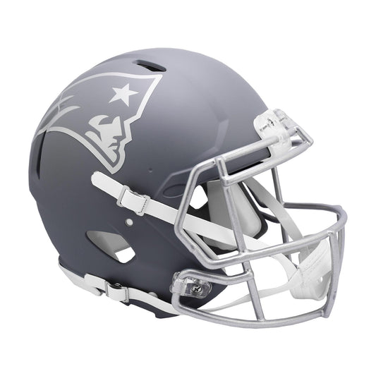 New England Patriots SLATE Full Size Authentic Football Helmet