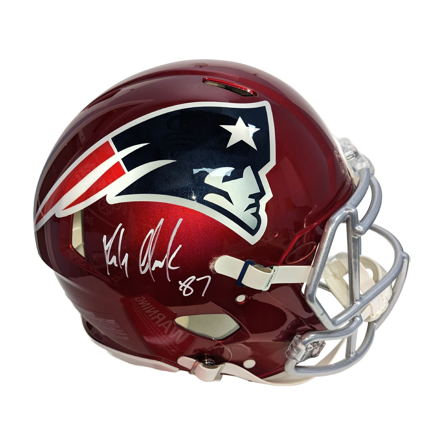 Rob Gronkowski Autographed New England Patriots Deluxe Full-Size Repli –  Palm Beach Autographs LLC