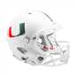 Miami Hurricanes Metallic F/S Authentic Football Helmet